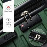 Merax 3 Pcs Luggage Set Expandable Hardside Lightweight Spinner Suitcase with TSA Lock [Upgraded Version], Black - Image 6